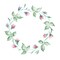 Rosebud Wreath Wall Stencil | 1707 by Designer Stencils | Floral Stencils | Reusable for Painting on Walls, Canvas, Wood Easy to Use & Clean